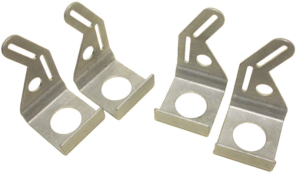 Aluminum EMC Mounting Brackets – 4-Piece Set (2 Left + 2 Right) for 12" or 16" Electric Fans – Universal Radiators