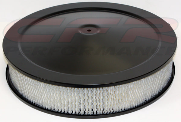 STEEL 16" x 3" DOMINATOR AIR CLEANER KIT - BLACK