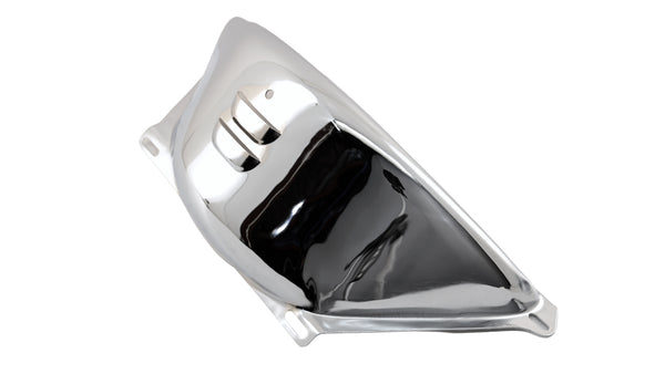 CHEVY-GM TURBO TH-350-TH-400 CHROME STEEL FLYWHEEL-FLEXPLATE COVER