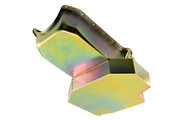 1958-79 CHEVY SMALL BLOCK 283-305-327-350-400 CHAMPION RACING OIL PAN - ZINC