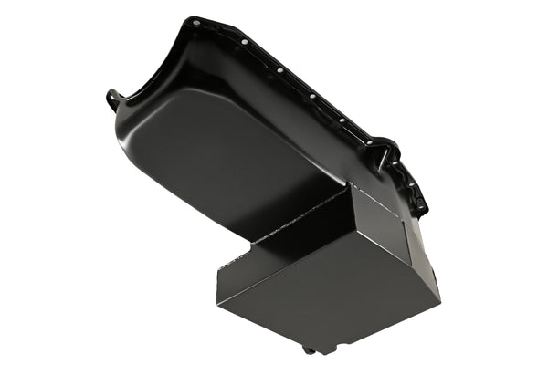 1958-79 CHEVY SMALL BLOCK 283-305-327-350-400 IMCA CIRCLE TRACK RACING OIL PAN - BLACK