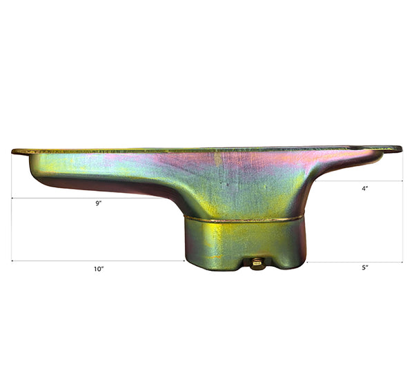 Steel Racing Oil Pan Fits 1967–1987 Chrysler Mopar Big Block 361–440 & HEMI 426 – 7 Quart – Black