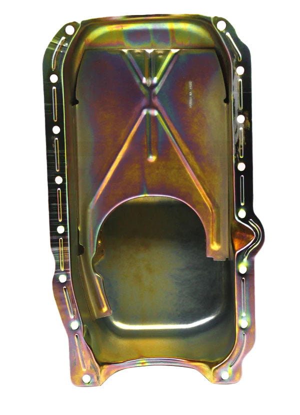 Steel Oil Pan for 1985–99 GM 4.3L V6 Rear Sump Zinc