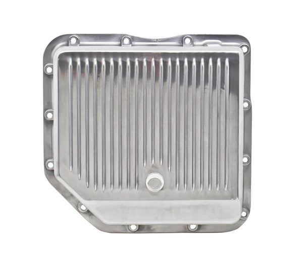 CFR Performance Compatible/Replacement CHEVY-GM TURBO TH-350 ALUMINUM TRANSMISSION PAN KIT DEEP FINNED – POLISHED