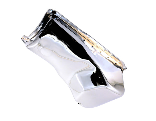 1970-82 FORD SMALL BLOCK 351C-351M-400 STOCK CAPACITY OIL PAN - CHROME