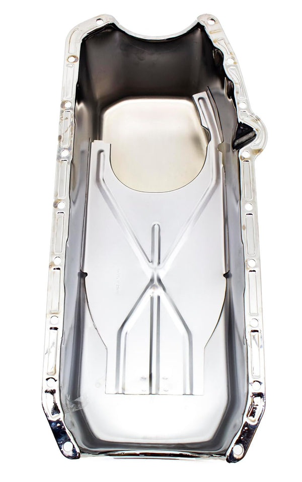 Steel Oil Pan for 1986–2002 Chevy SB 305/327/350 – Chrome