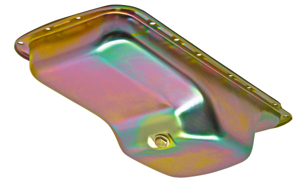Zinc Oil Pan - Fits 1967–1987 Chrysler/Mopar BB 361 383 400 413 440 & HEMI 426 Engines – Rear Sump, 5-Quart Capacity – Zinc