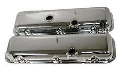 Steel Tall Valve Covers – Fits 1965–72 Big Block Chevy 396-454 V8 – Chrome