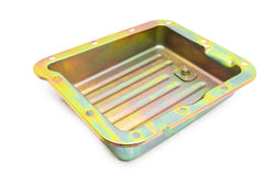 Steel Ford C4 Transmission Pan - Stock Capacity - Zinc (Case Fill Style)