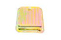 Steel Ford C4 Transmission Pan - Stock Capacity - Zinc (Case Fill Style)
