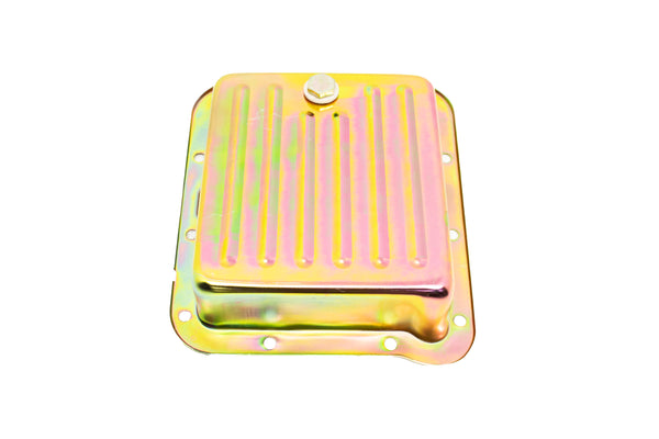 Steel Ford C4 Transmission Pan - Stock Capacity - Zinc (Case Fill Style)