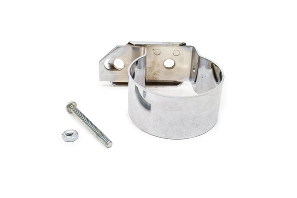 STEEL MOPAR HEMI GEN III 3 HELLCAT INNER/OUTER COOLER ELECTRIC WATER PUMP BRACKET  (Part #0392022002) - CHROME