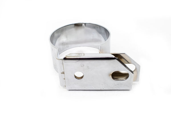 STEEL MOPAR HEMI GEN III 3 HELLCAT INNER/OUTER COOLER ELECTRIC WATER PUMP BRACKET  (Part #0392022002) - CHROME