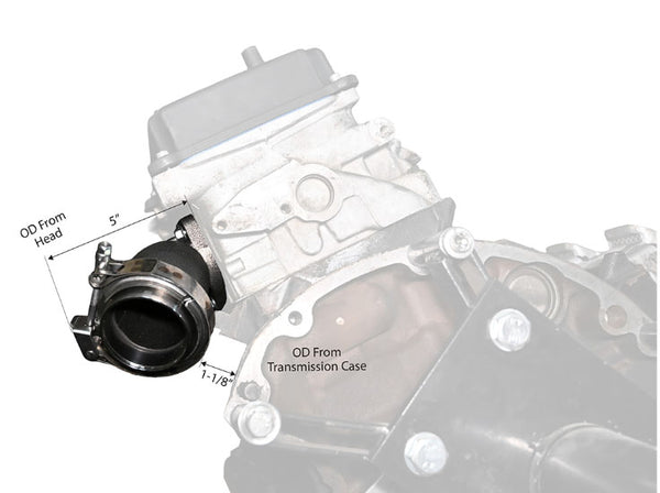 Cast Iron Low Profile V-Band Exhaust Manifolds 2003-up 5.7L/6.1L/6.2L/6.4L Dodge/Mopar Gen 3 Hemi Engines – Ceramic Silver