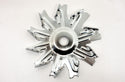 ALTERNATOR FAN AND PULLEY KIT FOR 1957-1985 CHEVY SB 327 350 383 400 -CHROME