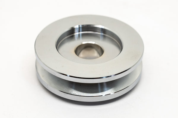 ALTERNATOR FAN AND PULLEY KIT FOR 1957-1985 CHEVY SB 327 350 383 400 -CHROME