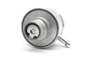 ALUMINUM ROUND BREATHER PCV VALVE  POLISHED FINNED - POLISHED