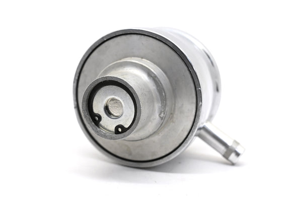 ALUMINUM ROUND BREATHER PCV VALVE  POLISHED FINNED - POLISHED
