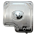 Steel Transmission Pan Kit Fits Ford C6 Stock Capacity w/ Gasket and Bolts – Chrome