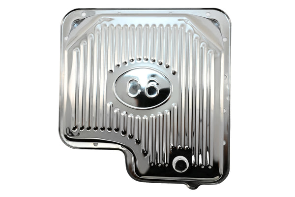Steel Transmission Pan Stock Capacity for Ford C6 - Chrome