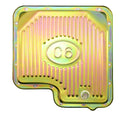 Steel Transmission Pan Kit Fits Ford C6 - Stock Capacity w/ Gasket and Bolts - Zinc-Plated