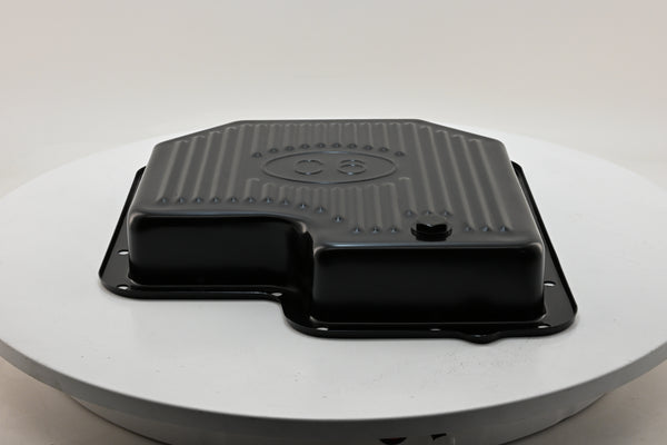 Steel Transmission Pan Stock Capacity for Ford C6 - Black