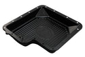 Steel Transmission Pan Kit Fits Ford C6 - Stock Capacity w/ Gasket and Bolts - Black