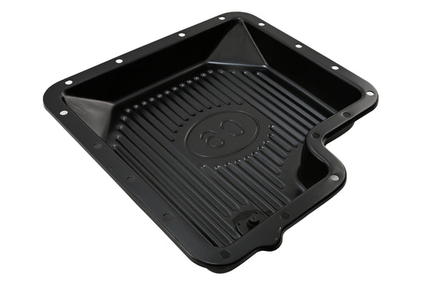 Steel Transmission Pan Kit Fits Ford C6 - Stock Capacity w/ Gasket and Bolts - Black