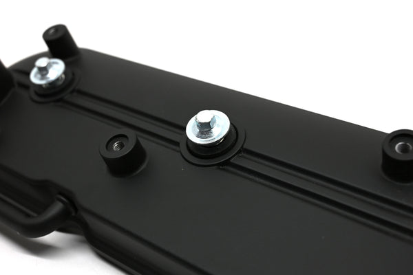 CFR Performance Compatible/Replacement Chevy GM LS Passenger Right Side Rocker Arm Valve Cover 2009-2020, 6.0L, 6.2L, 7.0L, 4.8L, 5.3L - Powder Coated Black