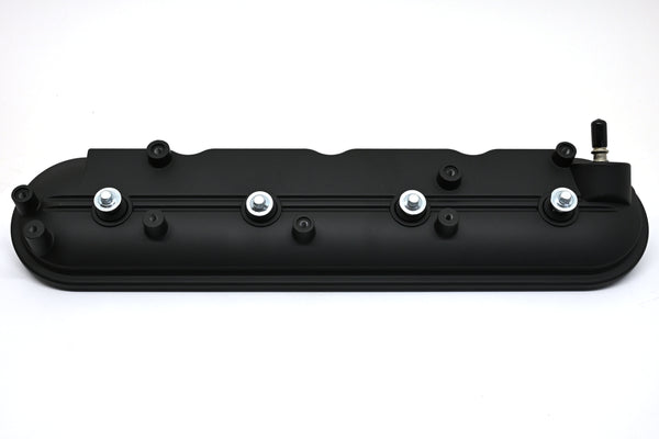 CFR Performance Aluminum Driver Side Rocker Arm Cover for Chevy GM LS (2009-2020, 6.0L, 6.2L, 7.0L, 4.8L, 5.3L, 6.0L, 6.2L) - Black