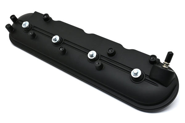 CFR Performance Aluminum Driver Side Rocker Arm Cover for Chevy GM LS (2009-2020, 6.0L, 6.2L, 7.0L, 4.8L, 5.3L, 6.0L, 6.2L) - Black