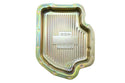 CHEVY-GM TURBO TH-400 STEEL TRANSMISSION PAN (DEEP SUMP) - ZINC