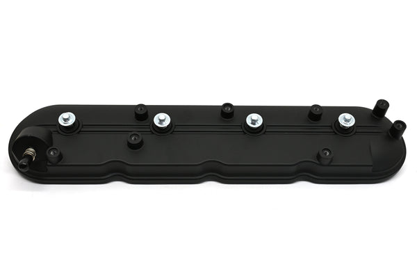 CFR Performance Aluminum Driver Side Rocker Arm Cover for Chevy GM LS (2009-2020, 6.0L, 6.2L, 7.0L, 4.8L, 5.3L, 6.0L, 6.2L) - Black