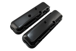 Steel Valve Covers Fits 1965-72 Chevy Big Block 396 427 454 Tall - Black