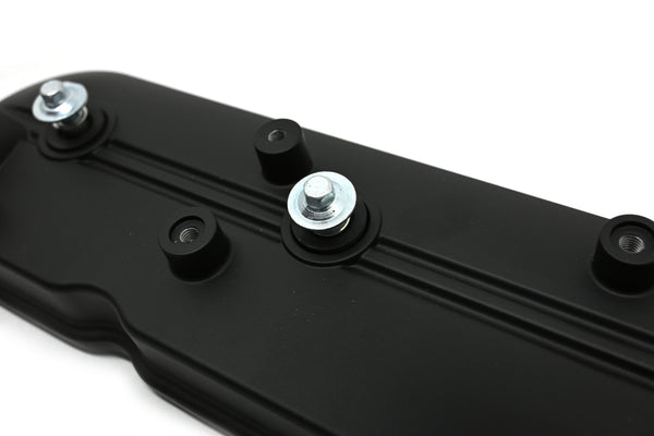 CFR Performance Aluminum Driver Side Rocker Arm Cover for Chevy GM LS (2009-2020, 6.0L, 6.2L, 7.0L, 4.8L, 5.3L, 6.0L, 6.2L) - Black