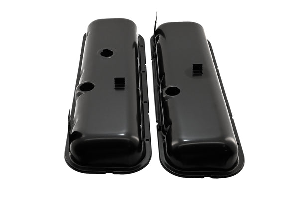 Steel Valve Covers Fits 1965-72 Chevy Big Block 396 427 454 Short - Black