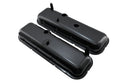 Steel Valve Covers Fits 1965-72 Chevy Big Block 396 427 454 Short - Black