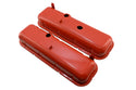 Steel Valve Covers Fits 1965-72 Chevy Big Block 396 427 454 Tall - Painted Orange