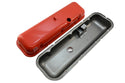 Steel Valve Covers Fits 1965-72 Chevy Big Block 396 427 454 Tall - Painted Orange