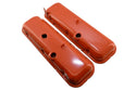 Steel Valve Covers Fits 1965-72 Chevy Big Block 396 427 454 Short - Orange