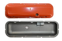 Steel Valve Covers Fits 1965-72 Chevy Big Block 396 427 454 Short - Orange