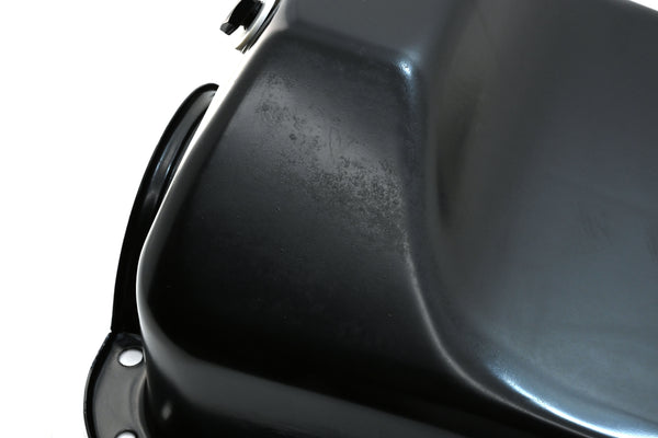Steel Oil Pan Fits 1979–1993 Ford 5.0L Mustang & Fox Chassis - Flawed Finish -Black