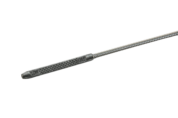 Stainless Powerglide Bell Housing Mount Flexible Transmission Dipstick - Natural