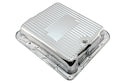 Steel Transmission Pan – Fits GM 700R4 / 4L60E / 4L65E – Finned – Chrome