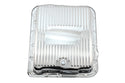 Steel Transmission Pan – Fits GM 700R4 / 4L60E / 4L65E – Finned – Chrome