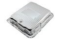 Steel Transmission Pan – Fits GM 700R4 / 4L60E / 4L65E – Finned – Chrome