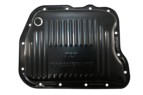 Steel Transmission Pan – Fits Mopar 727 TorqueFlite – Black