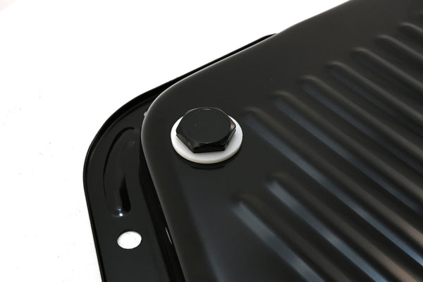 Steel Transmission Pan – Fits Mopar 727 TorqueFlite – Black