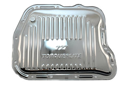 Steel Transmission Pan – Fits Mopar 727 TorqueFlite – Chrome