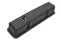 ALUMINUM 1958–86 CHEVY SB 283–400 TALL VALVE COVERS – FULL FINNED – BLACK